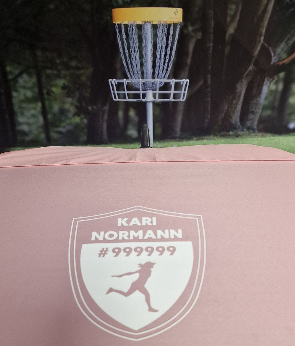 PARAPLY SQUARE MED EGET NAVN 2 SIDER